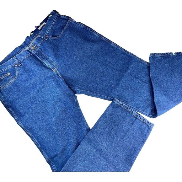 Wrangler Thurman Denim Jeans Mens Pants Classic Regular Boot Cut Fit 5 Pocket - Picture 1 of 14